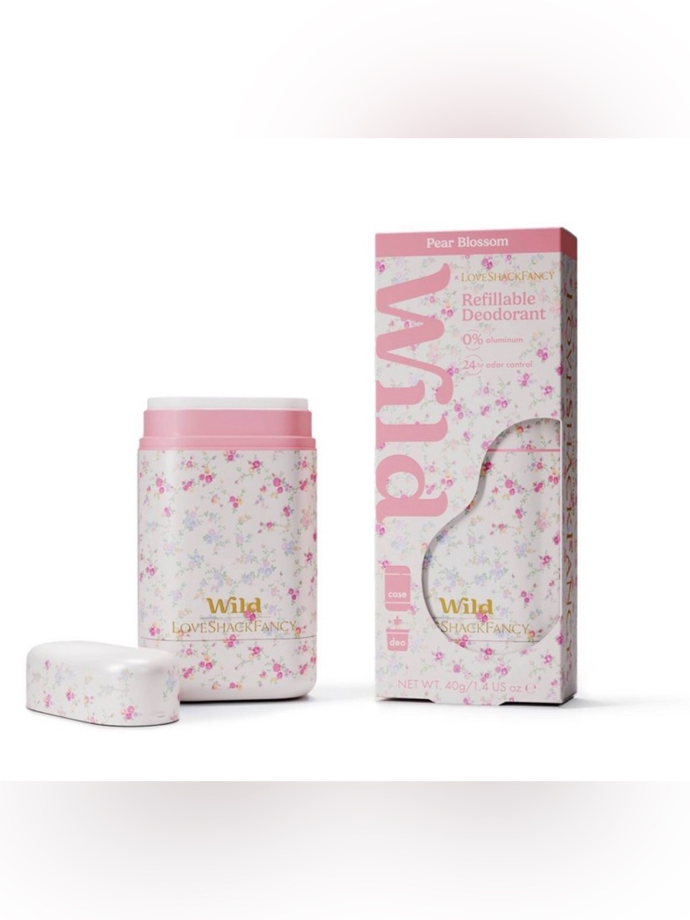 💗 LoveShackFancy x Target Sunrise Patchwork Refillable Deodorant- Pear Blossom 💗